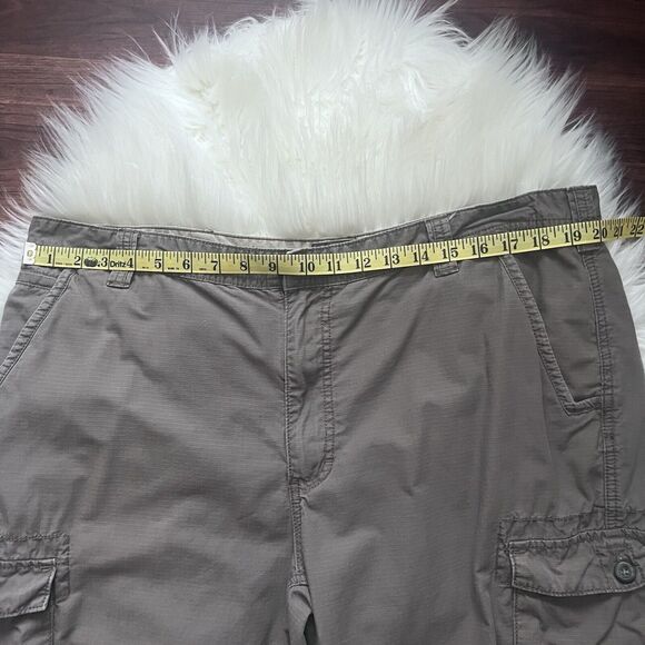 Men's Cabela's Cargo Pants 40 x 30 Gray 100% Cotton Pockets Hiking Work Y2K 90's - Picture 3 of 12